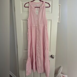 NWT Pink midi dress, XL